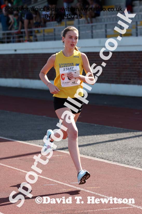 Womens under-17s, Northern Road Relays, Blackpool. Photo: David T. Hewitson/Sports for All Pics